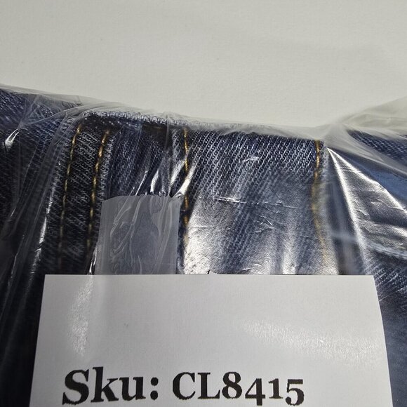 Levis 550 Jeans Men 40x32 Blue Relaxed Taper Fit Medium Wash Cowboy Biker Denim - Picture 12 of 12